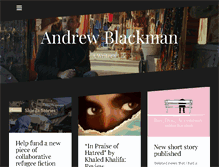 Tablet Screenshot of andrewblackman.net